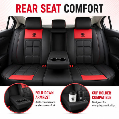 Universal Car Seat Covers, Full Surround Design, Stain & Wear Resistant To Protect Original Seats. Simple Style, Easy To Install And Clean. Colors: Black/Gray/Brown/Black Red/Pink/Orange Standard