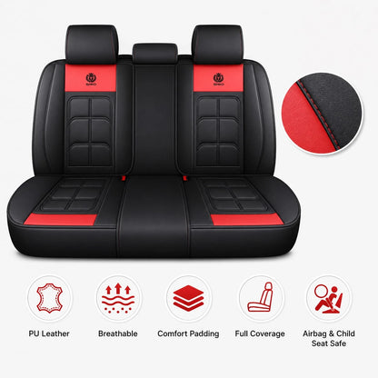Universal Car Seat Covers, Full Surround Design, Stain & Wear Resistant To Protect Original Seats. Simple Style, Easy To Install And Clean. Colors: Black/Gray/Brown/Black Red/Pink/Orange Standard