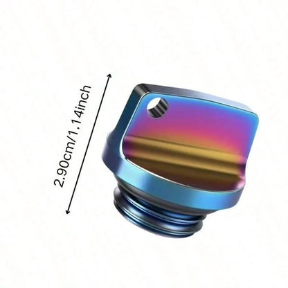 Universal CNC Aluminum Alloy Engine Oil Filler Cap – M20*2.5 Thread Screw Plug, Waterproof Motorcycle Oil Tank Cover & Motor Engine Parts For Suzuki GSX250R, CRF250L & Kawasaki 400