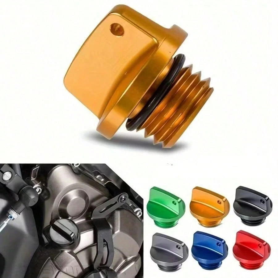 Universal CNC Aluminum Alloy Engine Oil Filler Cap – M20*2.5 Thread Screw Plug, Waterproof Motorcycle Oil Tank Cover & Motor Engine Parts For Suzuki GSX250R, CRF250L & Kawasaki 400