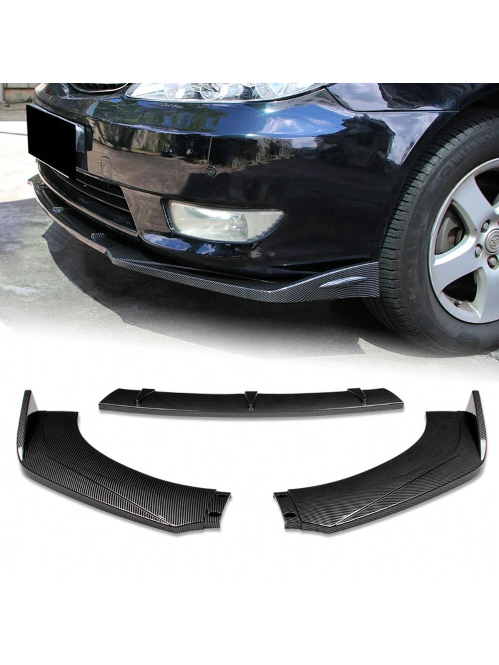 Universal Front Bumper Protector Body Splitter Spoiler Lip