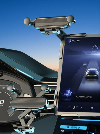 Universal Gravity Car Phone Holder, Dashboard Mounted Screen Holder, Stable Car Navigation Bracket Suitable For All Phones