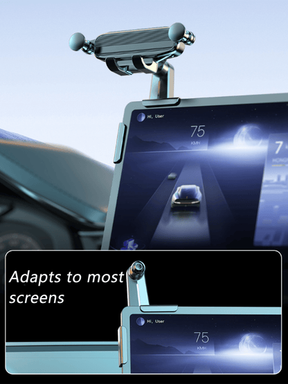 Universal Gravity Car Phone Holder, Dashboard Mounted Screen Holder, Stable Car Navigation Bracket Suitable For All Phones