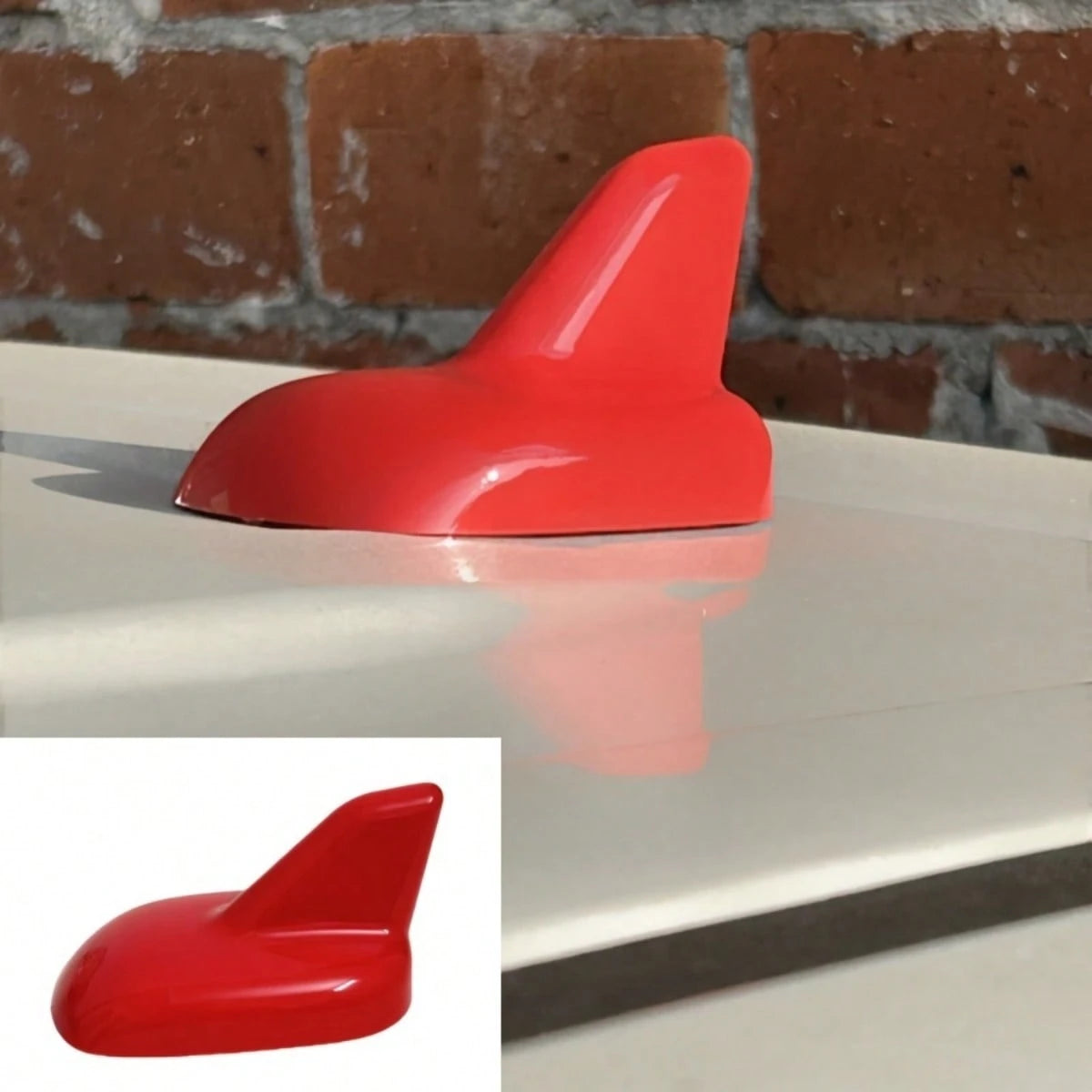 Universal Shark Fin Antenna- 3D Roof Decorative Sticker, Waterproof Heat Resistant, Streamlined Design, Fashionable Car Upgrade Accessory