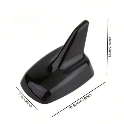 Universal Shark Fin Antenna- 3D Roof Decorative Sticker, Waterproof Heat Resistant, Streamlined Design, Fashionable Car Upgrade Accessory