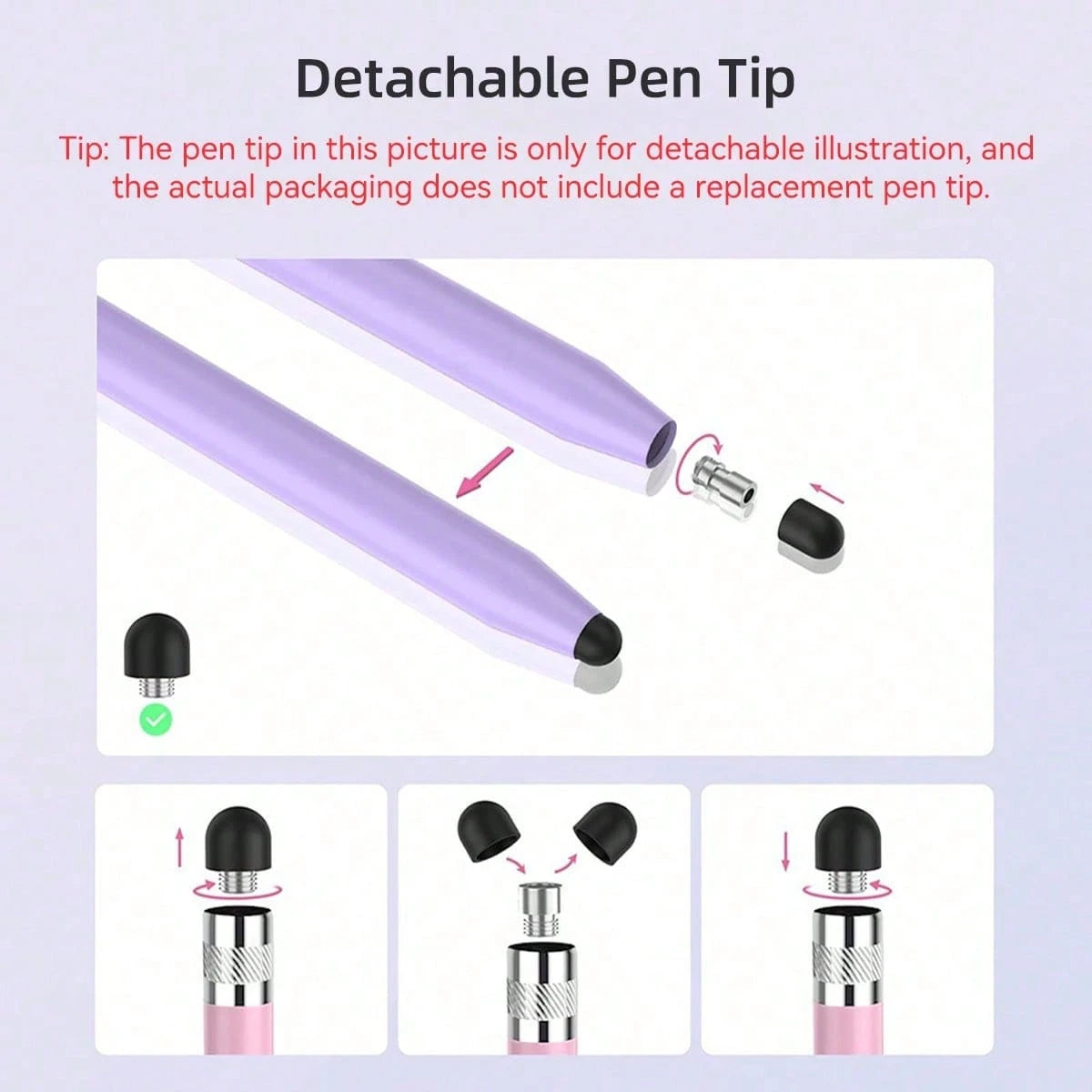 Universal Stylus Pen, Compatible With 10th/11th Gen, Air, Pro, Also Works With IOS, Android, Systems, Can Be Paired With Pen Case, Fashionable Gradient Colors, Multiple Styles