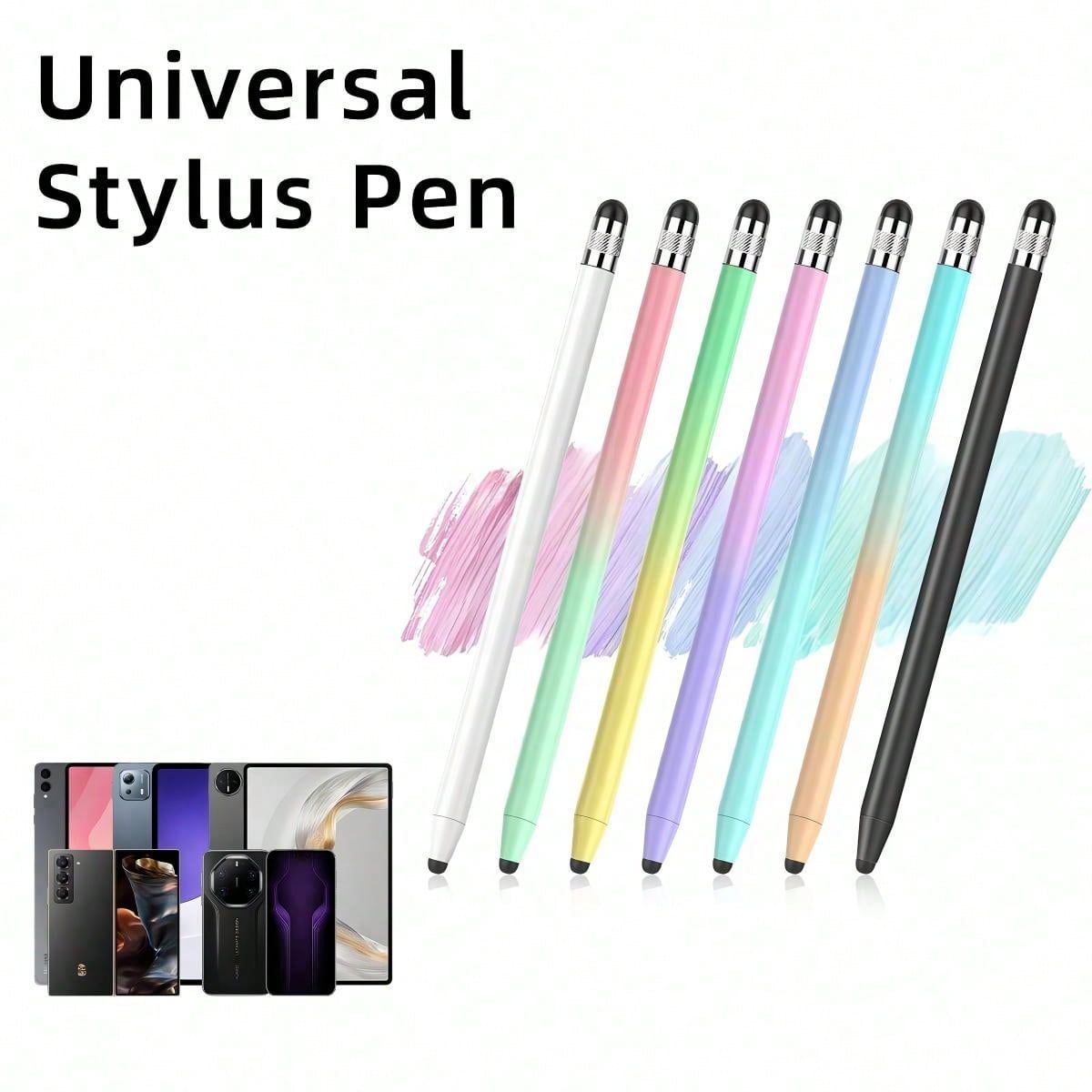 Universal Stylus Pen, Compatible With 10th/11th Gen, Air, Pro, Also Works With IOS, Android, Systems, Can Be Paired With Pen Case, Fashionable Gradient Colors, Multiple Styles