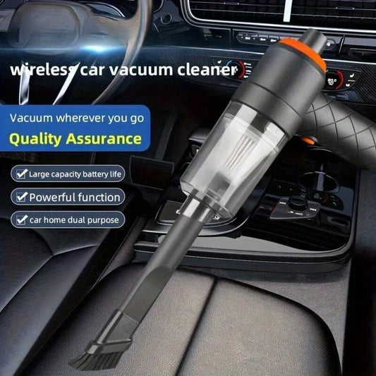 Upgraded Three-In-One Vacuum Cleaner, Multi-Purpose Suction, Blowing And Charging, Rechargeable Wireless Mini Vacuum Cleaner, Strong Suction Power. Suitable For Car/Office/Home Cleaning. Outdoor Campi