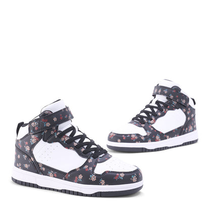 122640-04-URBAINE_JR_FLORAL-02-URBAINE JR FLORAL-Junior Kids Athletic Shoes-Yellow-Yellow Shoes