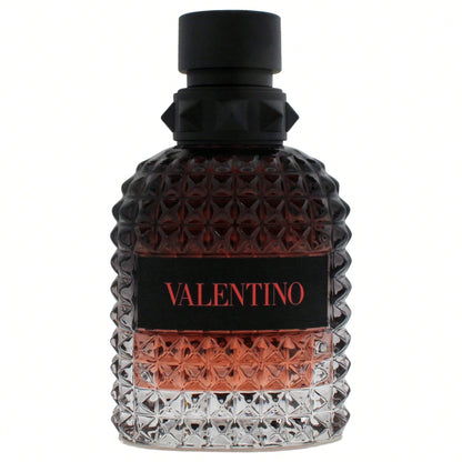 VALENTINO Born In Roma Uomo Coral Fantasy 50ml/ 1.7 Fl Oz Men's Eau De Toilette Spray, Sweet Citrus Woody Fragrance