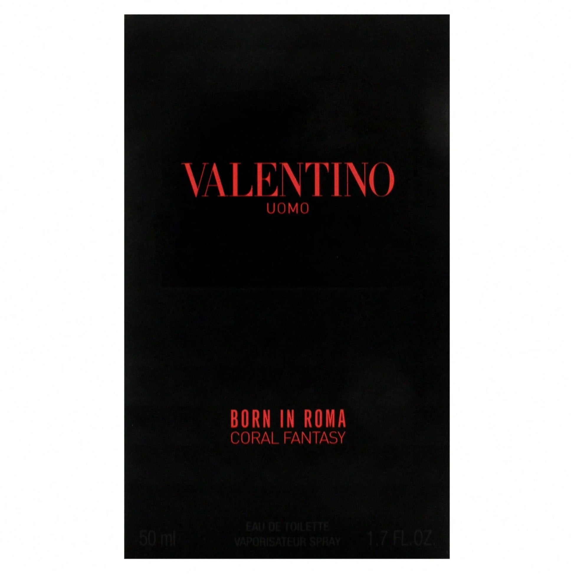 VALENTINO Born In Roma Uomo Coral Fantasy 50ml/ 1.7 Fl Oz Men's Eau De Toilette Spray, Sweet Citrus Woody Fragrance