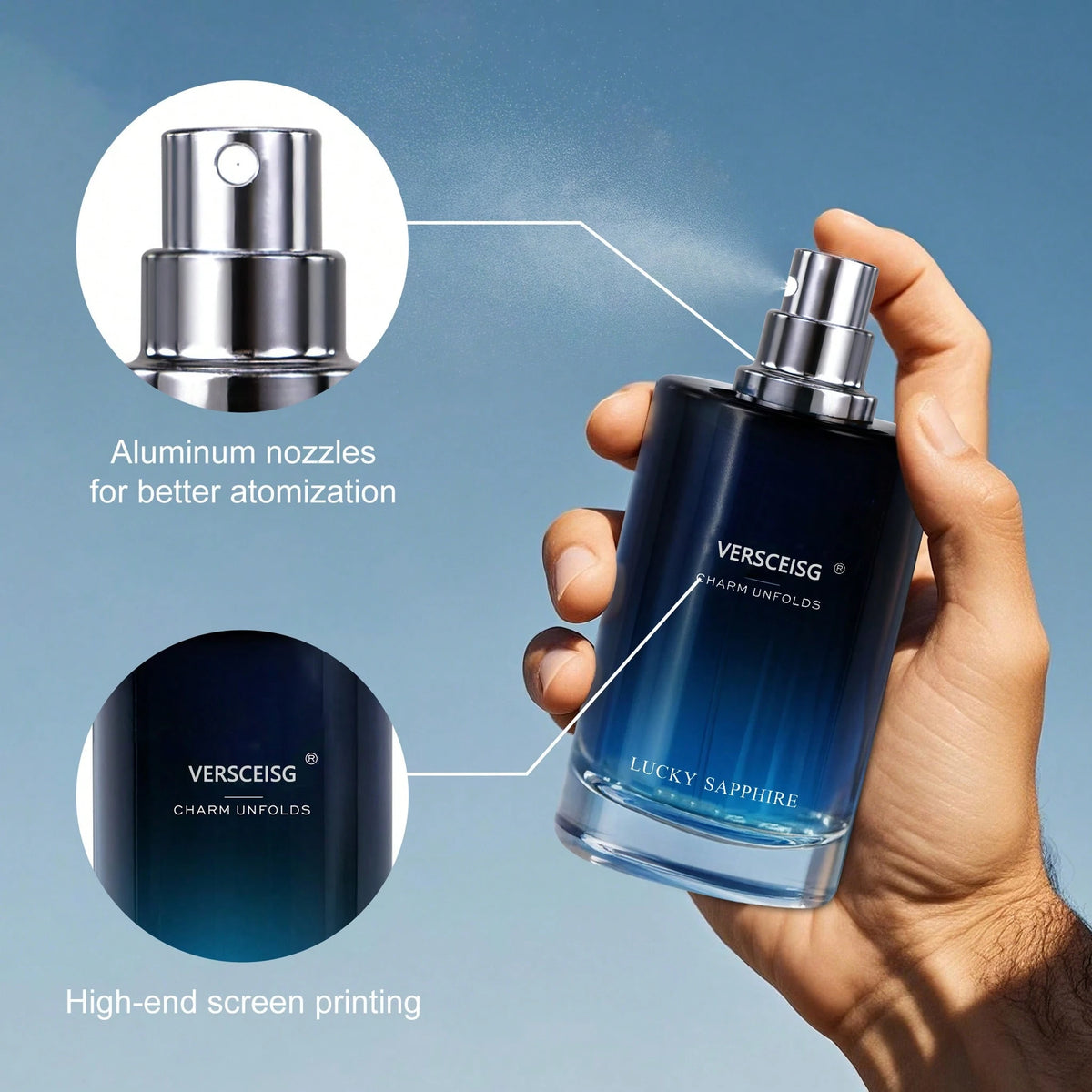 VERSCEISG Men's Surprise Perfume- A Bottle Of Citrus/Wood/Ocean/Fuqi/Aquatic/Food/Fragrance With Random Fragrance Will Get A Random Bottle Of Surprise Perfume| Unpacking Surprise Different Mood Ever