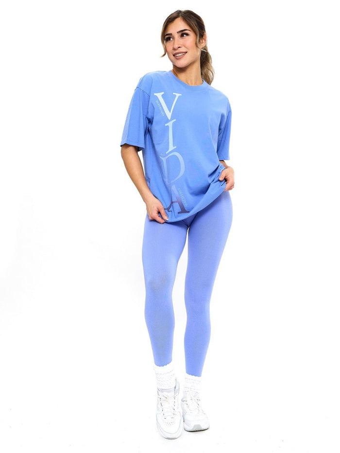 Vida Short Sleeve Tee - Azul