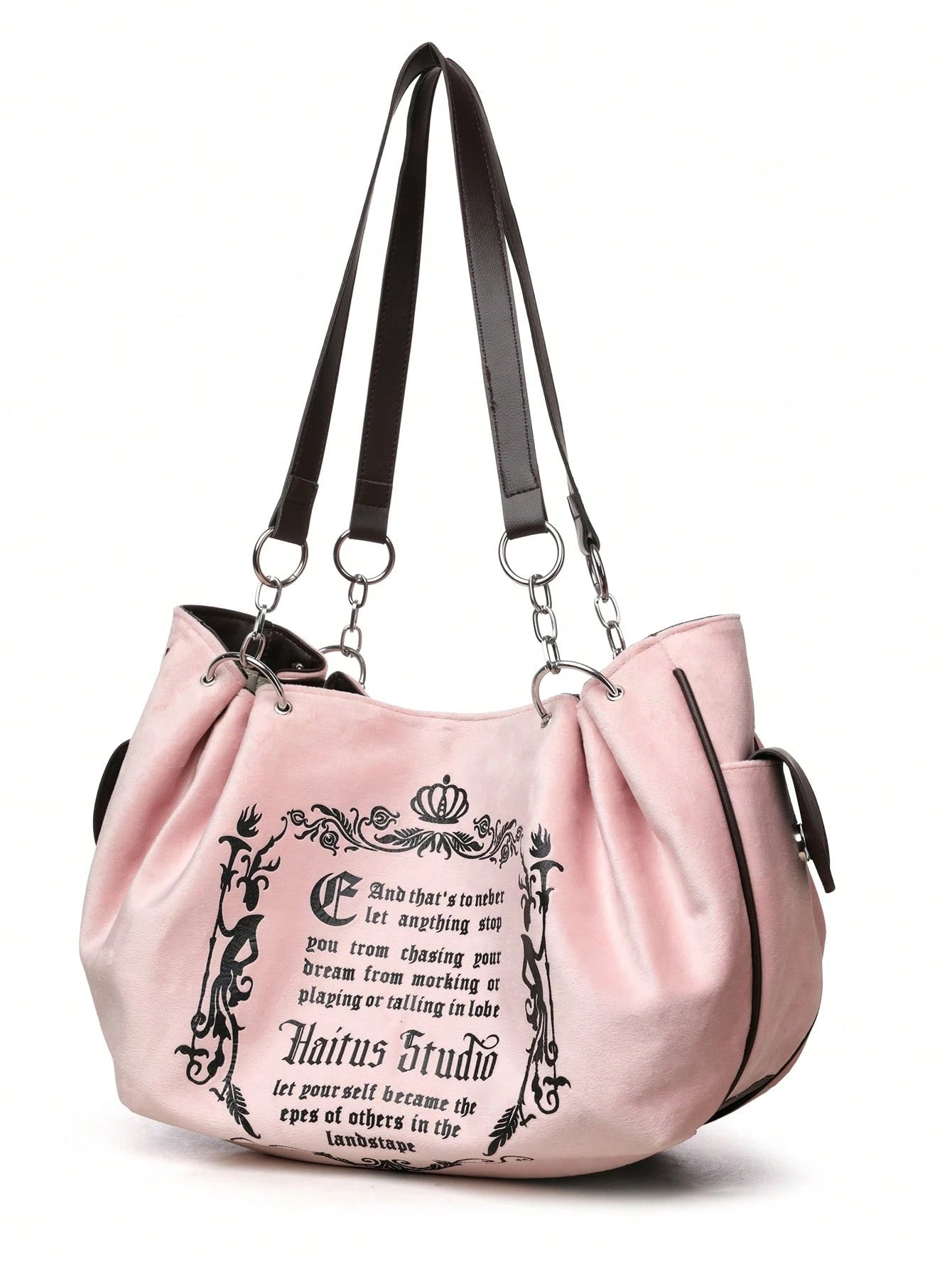 Vintage European Fashion Chain Shoulder Bag, Soft Elegant Women Handbags