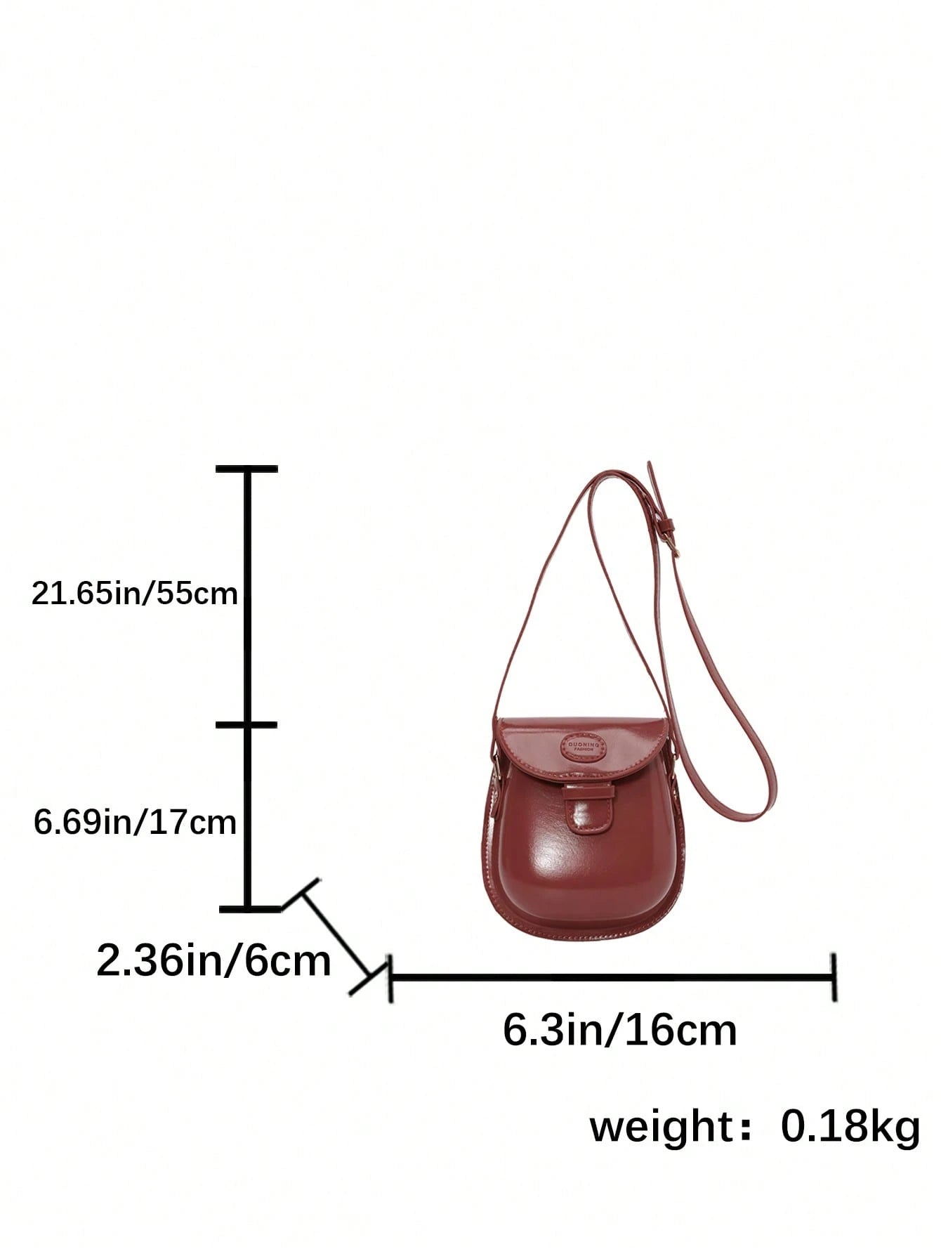 Vintage Mini Round Toe Flap Crossbody Bag For Women