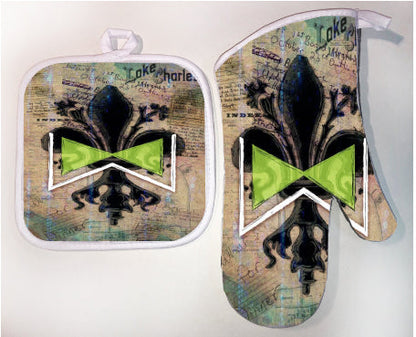 Pot Holder & Oven Mitt Set
