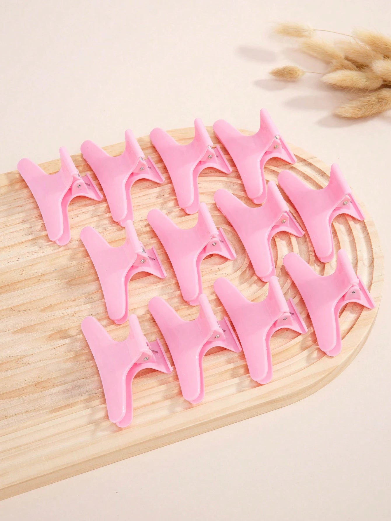 WANMEI 12pcs Black Butterfly Hair Clips, Styling Partition Clips, Professional Salon Hair Clips, Suitable For Haircut, Styling, Partition, Dyeing, Etc. Butterfly Hair Clips, Hairstyling Tools, Hairsty