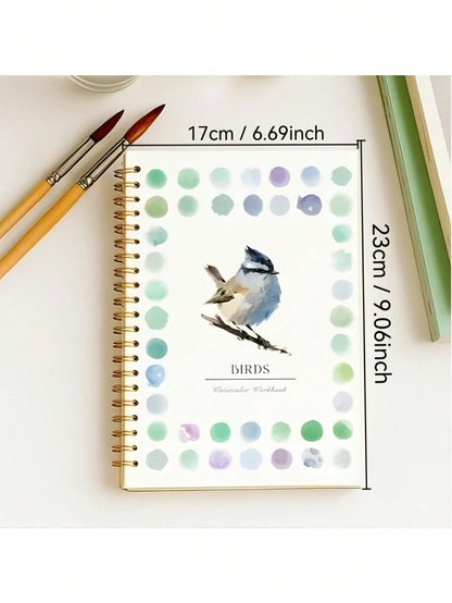 Watercolor Painting Book For Beginners- Easy To Color, New Watercolor Painting Book Specially For Beginners