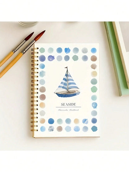 Watercolor Painting Book For Beginners- Easy To Color, New Watercolor Painting Book Specially For Beginners
