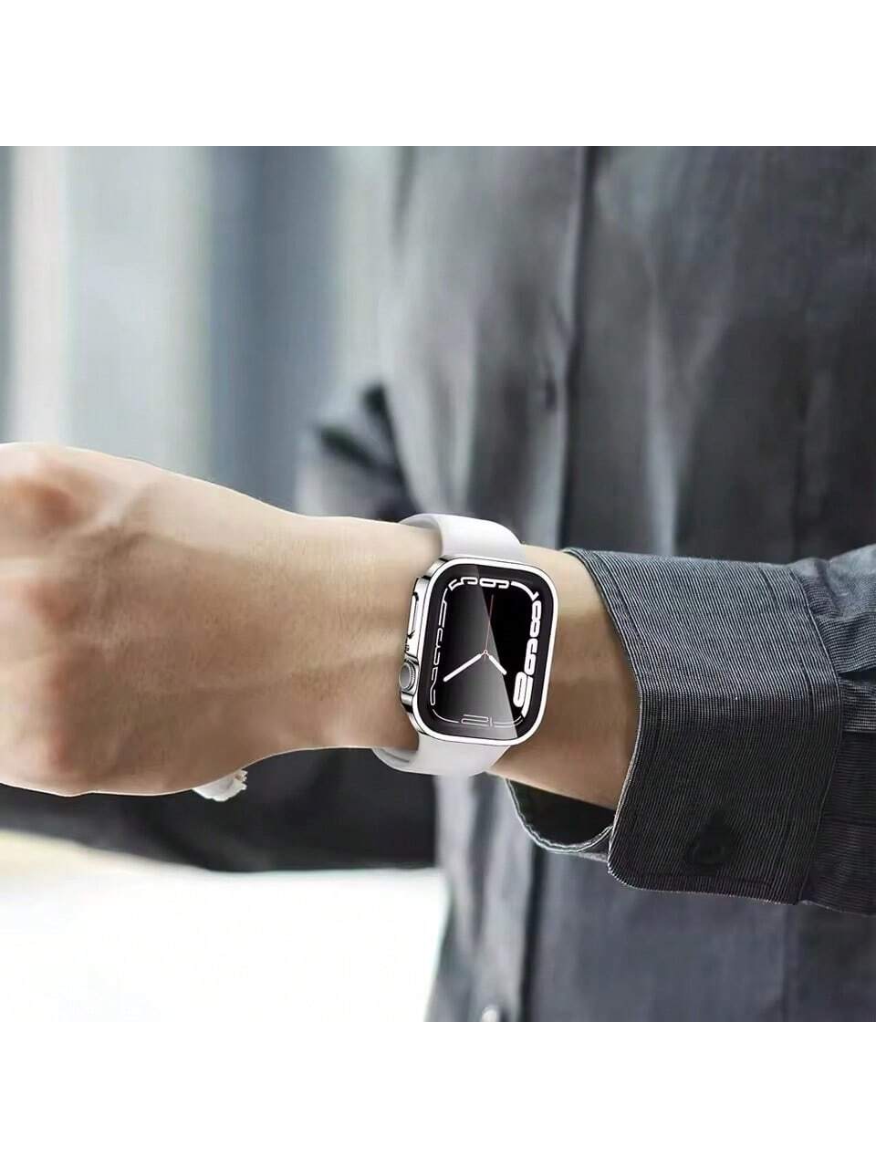 Waterproof Case Compatible With Apple Watch 7 8 9 49mm 45mm 41mm 10 46mm 42mm Screen Protector Glass+Cover Bumper For I Watch 4 5 SE 6 44mm 40mm