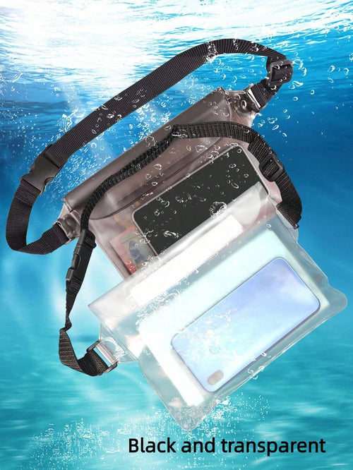 Waterproof Sealed Waist Bag For Phone, Outdoor Waterproof Bag, EVA Beach Phone Storage Bag, Lightweight Sealed Bag--Suitable For Hiking, Travel, Beach, Outdoor, Boating, Kayaking, Swimming, Camping, P