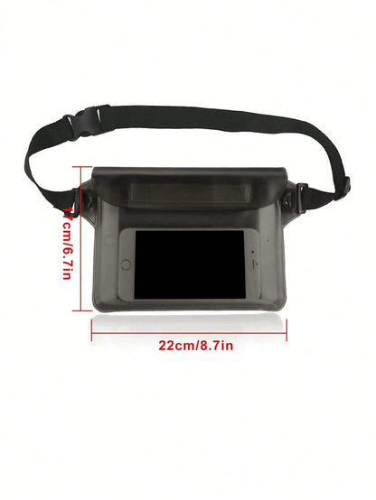 Waterproof Sealed Waist Bag For Phone, Outdoor Waterproof Bag, EVA Beach Phone Storage Bag, Lightweight Sealed Bag--Suitable For Hiking, Travel, Beach, Outdoor, Boating, Kayaking, Swimming, Camping, P