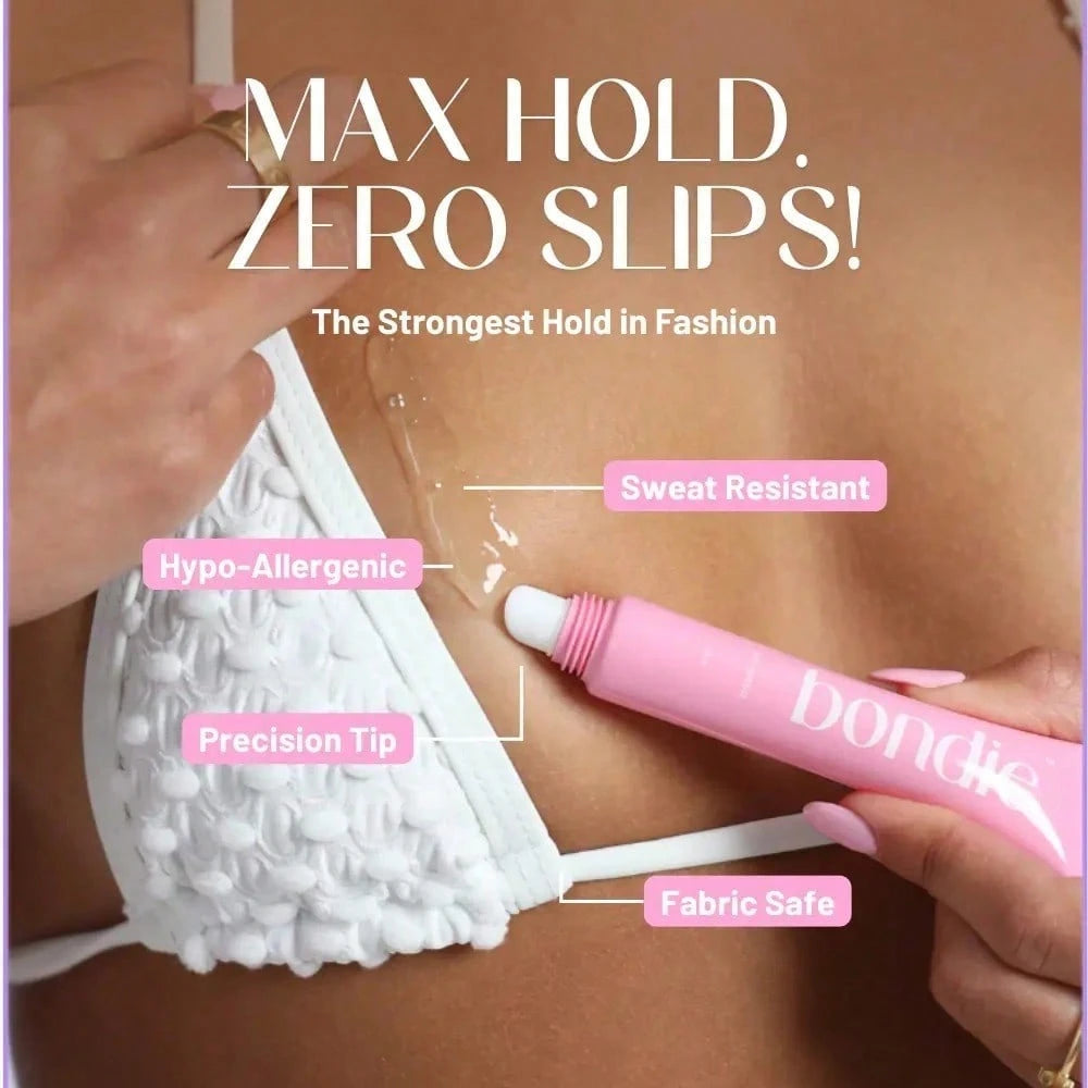 Waterproof Sweatproof Body Adhesive Glue, Easy Clean Apparel Fixing Glue, Stain Free Strong Hold Glue For Outfit