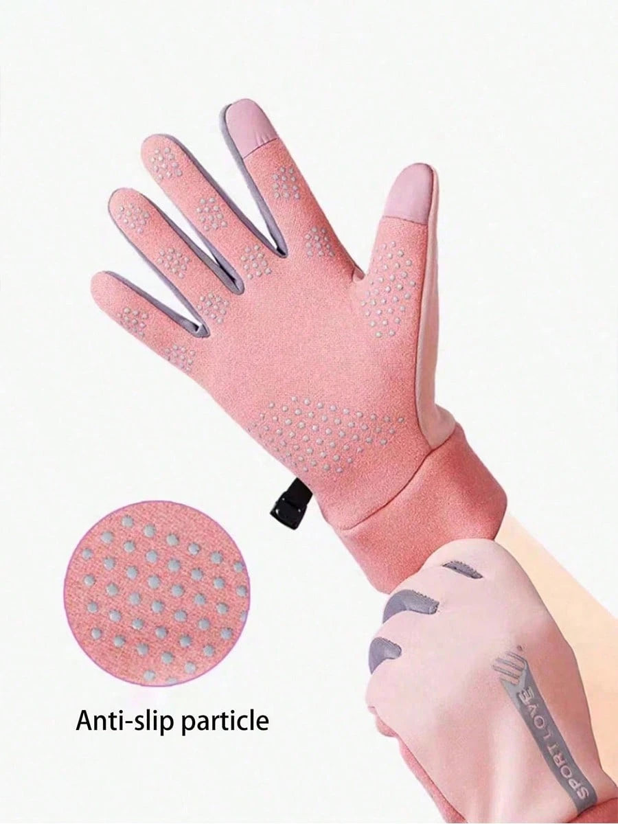 Waterproof Touchscreen Anti-Slip Thermal Gloves, Lightweight Windproof Outdoor Running Cycling Driving Hiking Gloves, Unisex, Winter Gloves