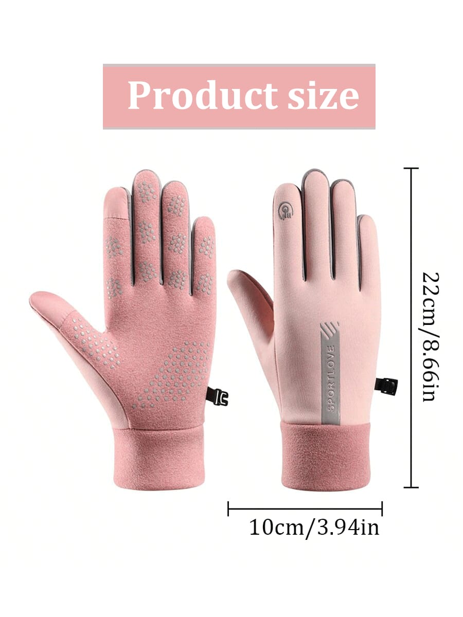 Waterproof Touchscreen Anti-Slip Thermal Gloves, Lightweight Windproof Outdoor Running Cycling Driving Hiking Gloves, Unisex, Winter Gloves