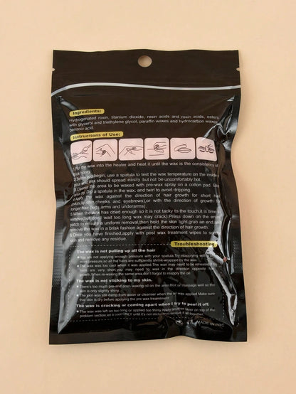 WAXKISS Professional Hard Wax Bean, 1Pack Hair Removal Wax Depilatory Dedicated Hard Wax Bean Waxing Hair Removal