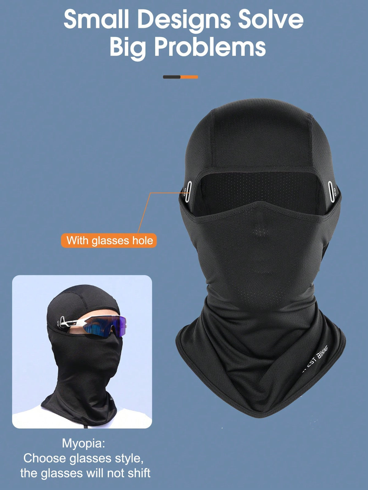 WEST BIKING Breathable Sun Protection Cycling Balaclava Cap,Suitable For Cycling And Riding Motorcycle