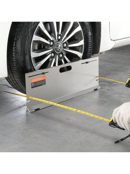 Wheel Alignment Tool, 2-Pack Alignment Tool Toe Plates, Stainless Steel Toe Angle Measurement Tool Plate, 4 Alignment Rods And Magnetic Slots, Toe Angle Accurate Measurement, Includes Measuring Tapes