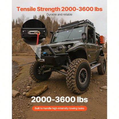 Winch Mount, Winch Capacity Of 2000-3600 Lbs, Trailer Hitch Winch Mount For Select Polaris Ranger Models (2010-2021), 3 Mounting Hole Design, Powder Coated Steel, Fit For Muddy Road Rescue