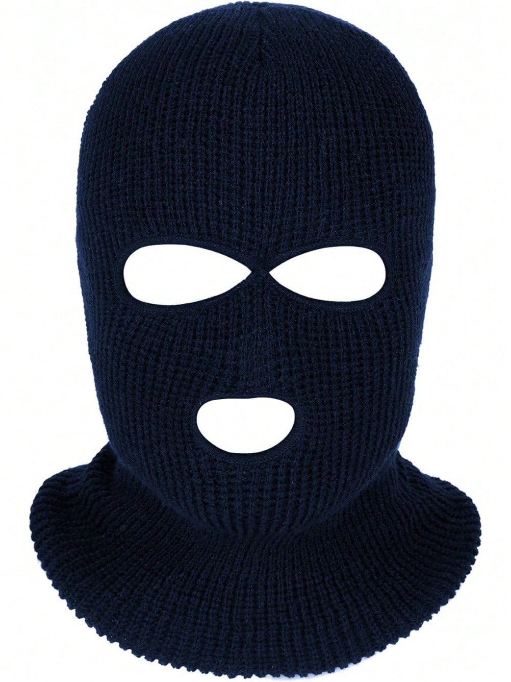 Winter Unisex 3-Hole Knitted Balaclava Ski Mask Full Face Cover Outdoor Windproof Hat For Cycling Halloween 2026 Gift For Mom