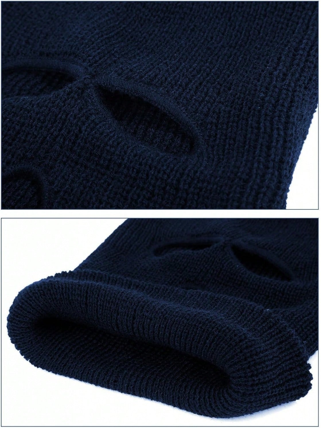 Winter Unisex 3-Hole Knitted Balaclava Ski Mask Full Face Cover Outdoor Windproof Hat For Cycling Halloween 2026 Gift For Mom
