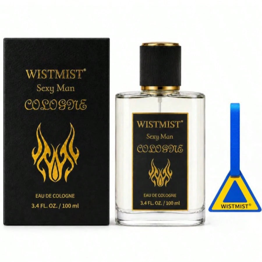 WISTMIST Men Perfume Spray, Sexy Man Cologne With Citrus Opening, Aromatic Heart & Woody Musk Finish, Gift-Ready Men's Fragrance For Day To Night Wear