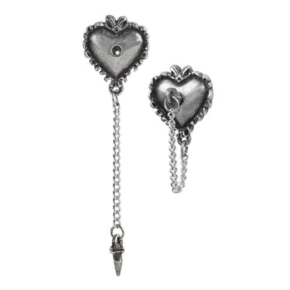 Witches Heart Studs