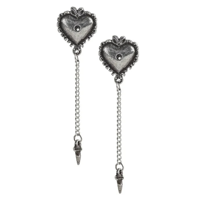 Witches Heart Studs