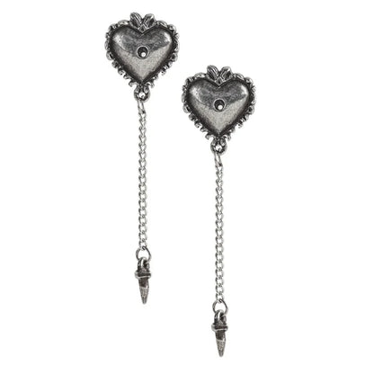Witches Heart Studs