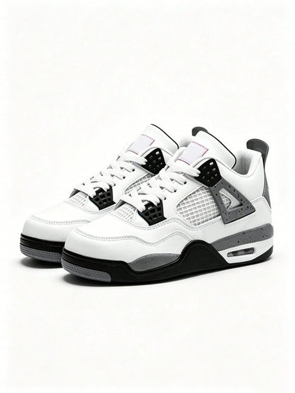 Women's Casual Athletic Shoes, Honeycomb Mesh Cement Print 4 Style Streetwear Shoes,Air Cushion Speckled Midsole Vintage Casual Basketball Shoes