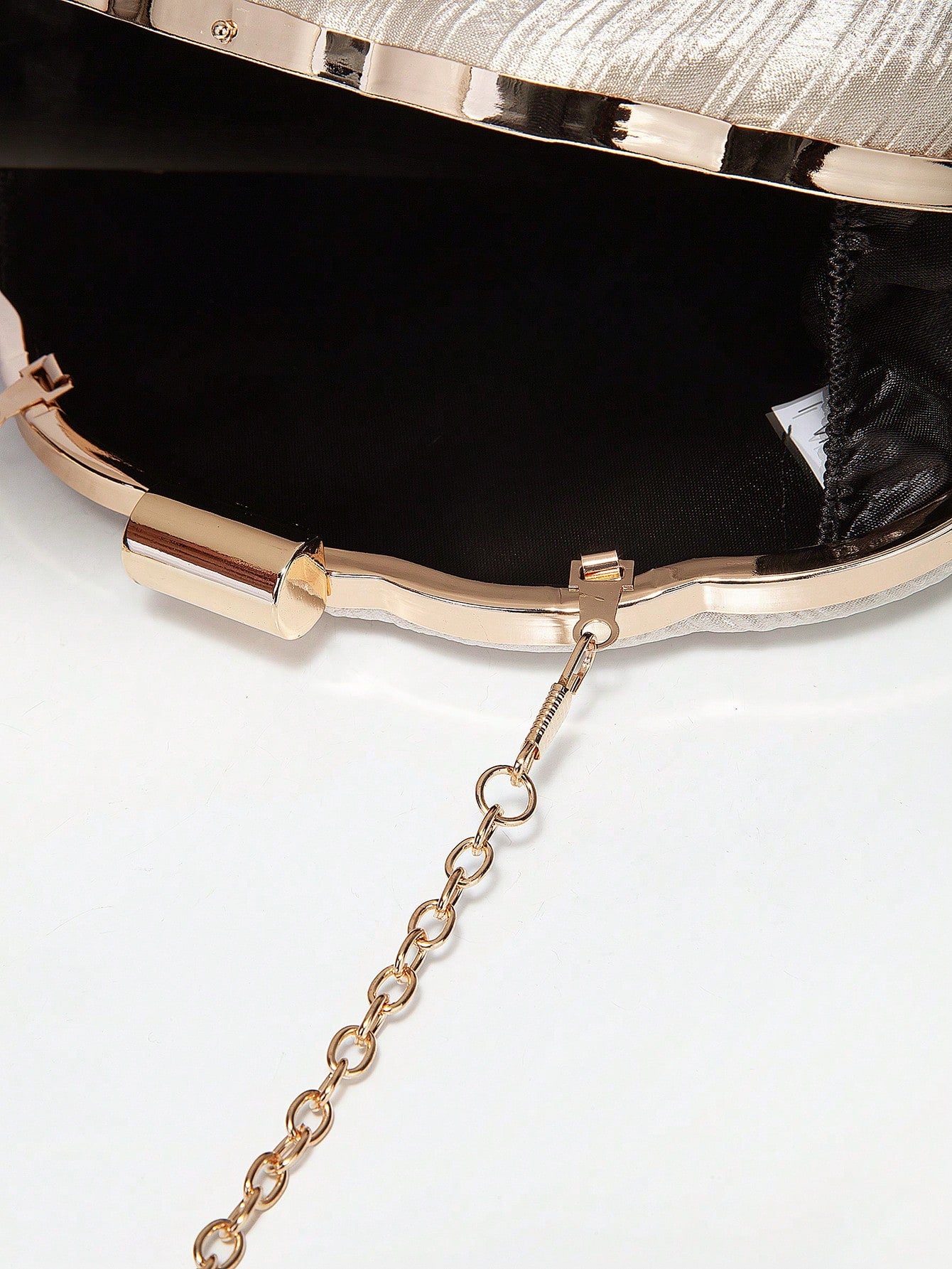 Women's Elegant/Quiet Luxury Pleated Satin Box Clutch/Minimalist Evening Bag/Fashion Chain Crossbody Handbag/Romantic Wedding Clutch/Charming/Exquisite Evening Dress Bag/Minimalist Apricot Box Clutch