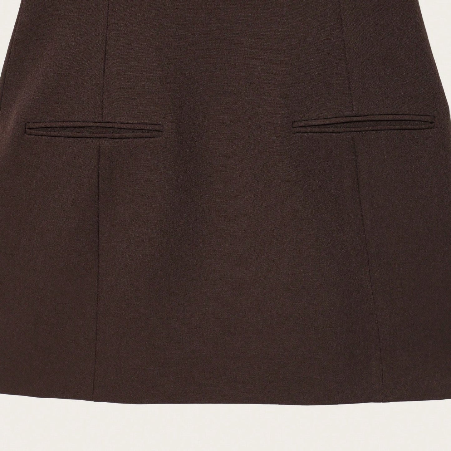 Women's Elegant Summer Dress Crew Neck Puff Short Sleeve Mini Bodycon Sheath For Evening Party Wedding Guest Office Work Casual Formal Occasions Brown