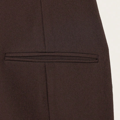 Women's Elegant Summer Dress Crew Neck Puff Short Sleeve Mini Bodycon Sheath For Evening Party Wedding Guest Office Work Casual Formal Occasions Brown
