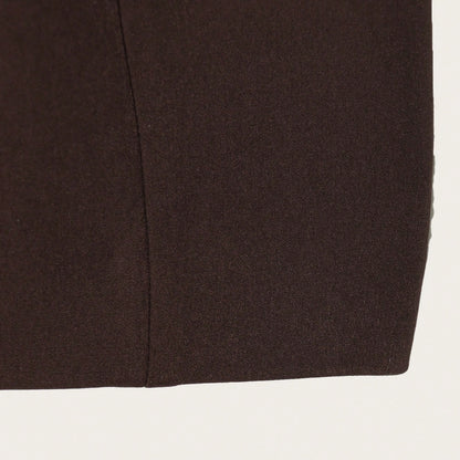 Women's Elegant Summer Dress Crew Neck Puff Short Sleeve Mini Bodycon Sheath For Evening Party Wedding Guest Office Work Casual Formal Occasions Brown