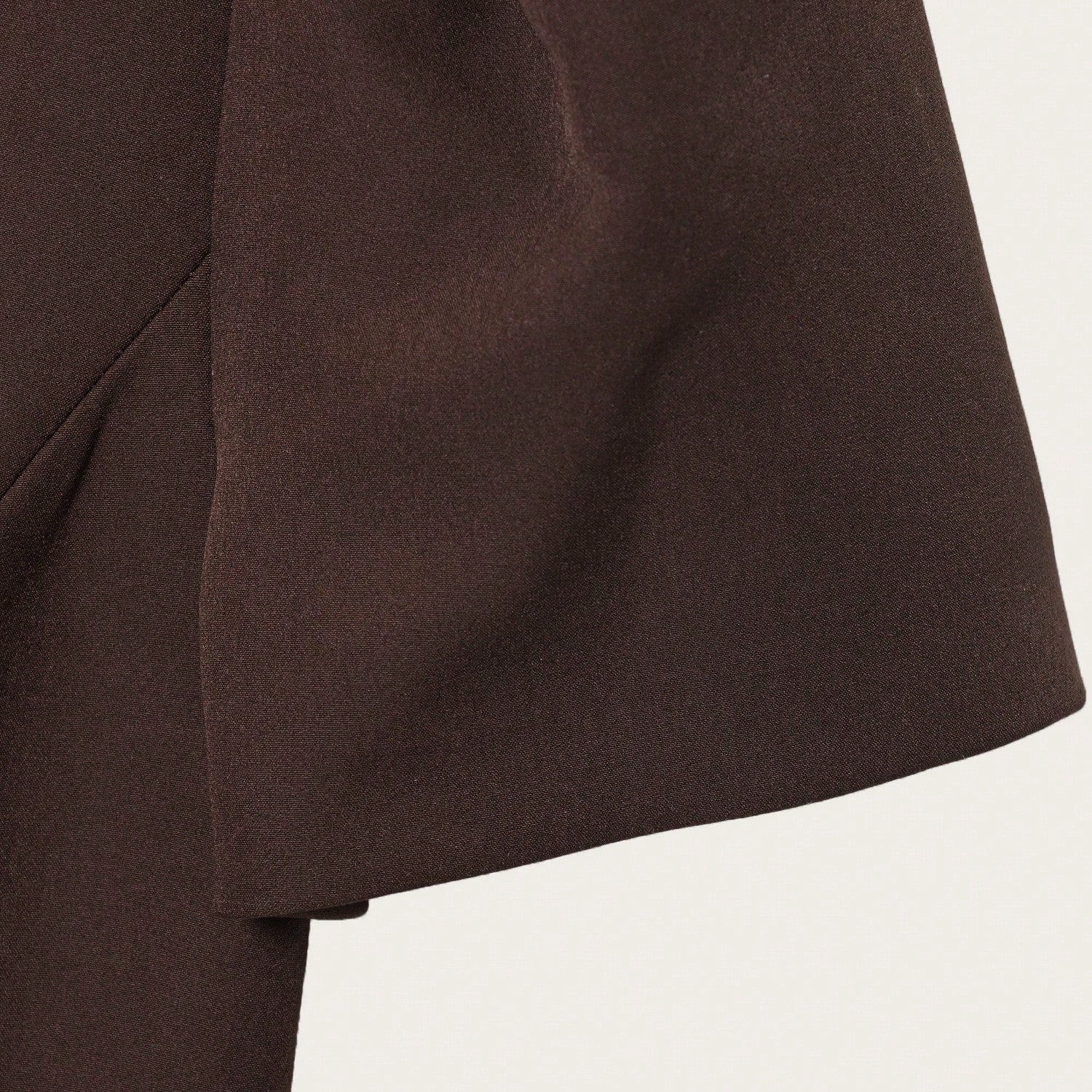 Women's Elegant Summer Dress Crew Neck Puff Short Sleeve Mini Bodycon Sheath For Evening Party Wedding Guest Office Work Casual Formal Occasions Brown
