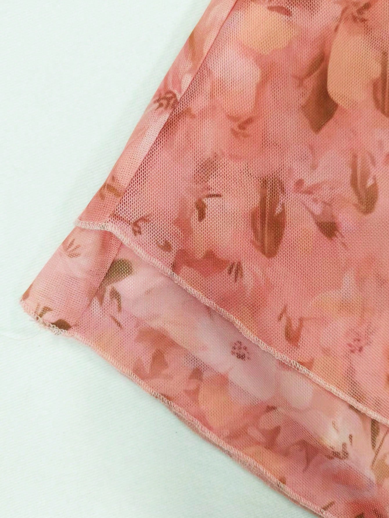 Women's Floral Print Ruched Waist Asymmetric Hem Midi Skirt, Vacation