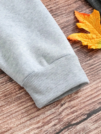 Women's Ghost Print Crew Neck Long Sleeve Sweatshirt