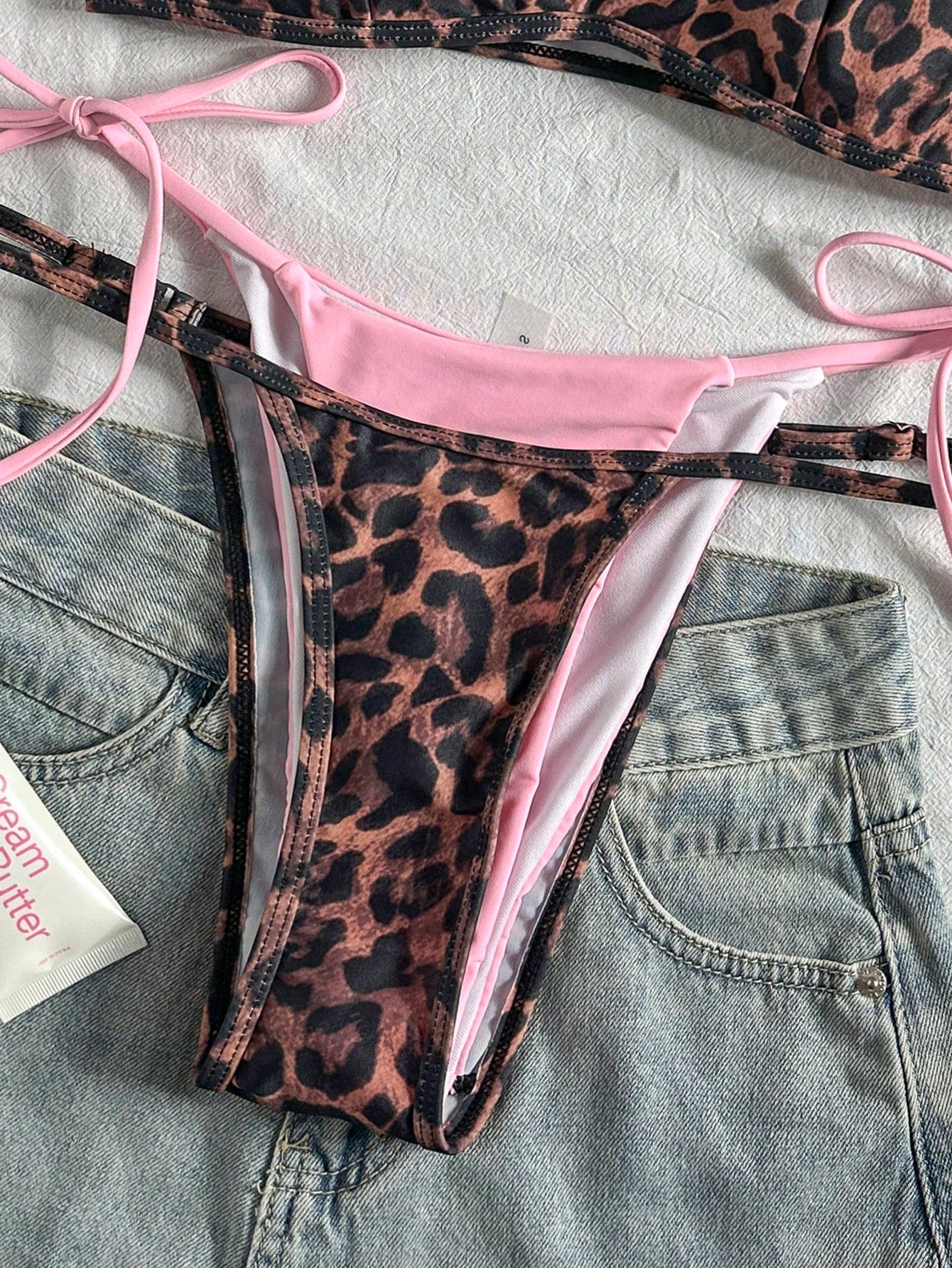 Women's Retro Animal Stripe Bikini Swimwear Casual Fashion Set Summer Vacation Beach