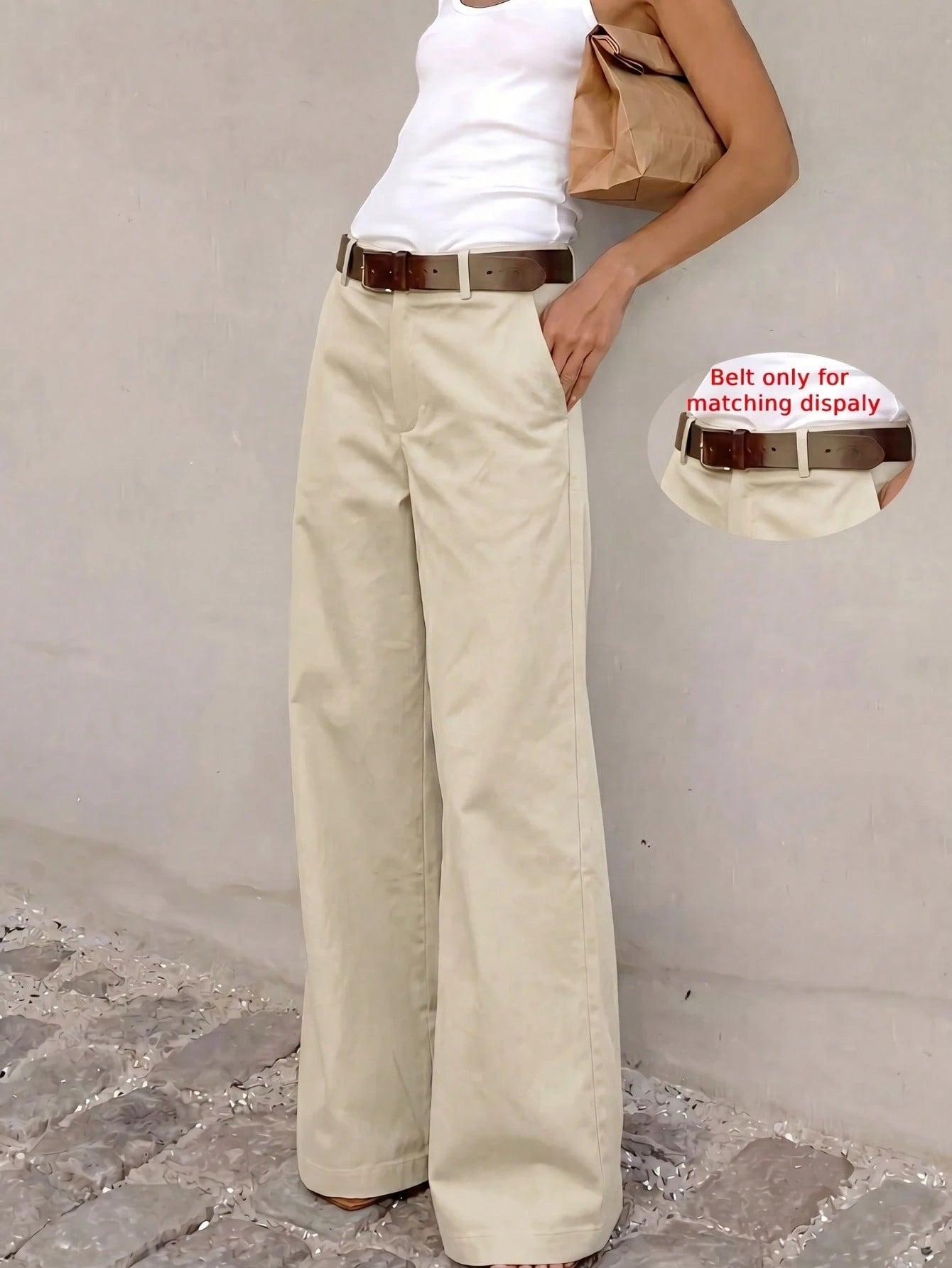 Women's Solid Color Casual Versatile Daily Wear Long Pants