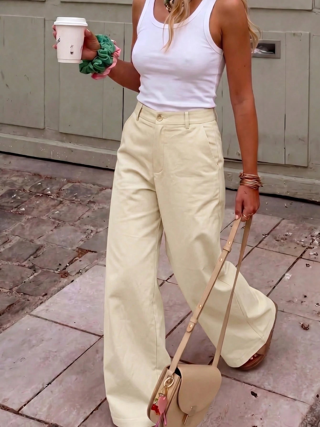Women's Solid Color Casual Versatile Daily Wear Long Pants